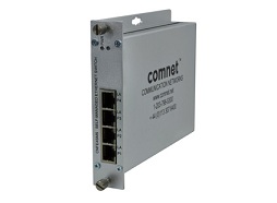 New 4-Port Switch Provides VLAN Capability, ComNet