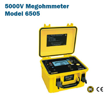 AEMC, Megohmmeter, voltage, insulation, and capacitance measurements